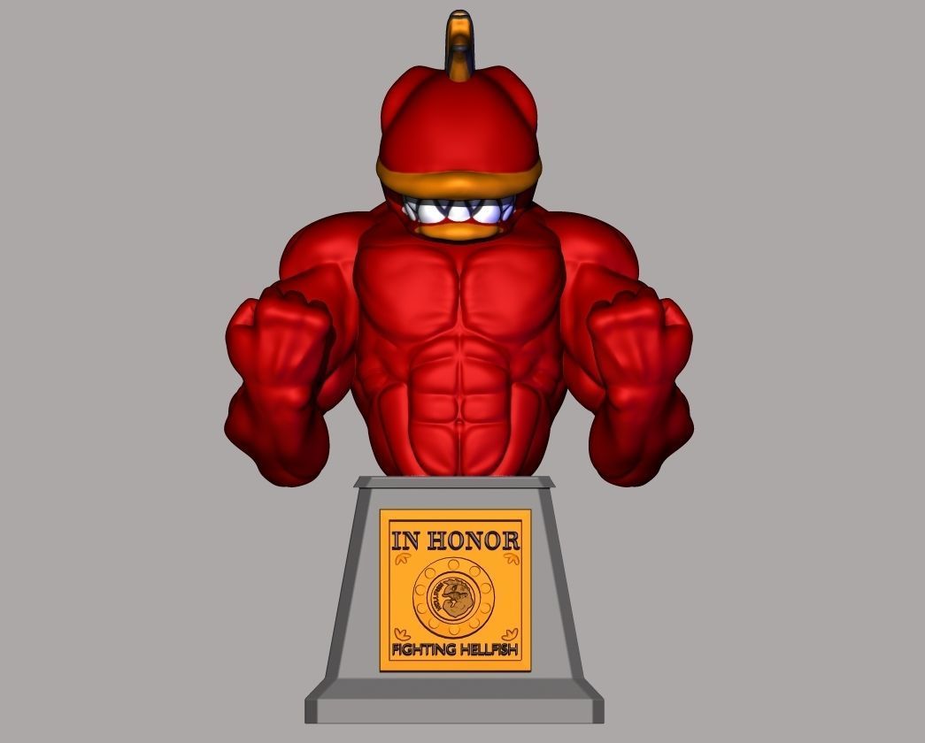 Flying Hellfish 3D print model_6