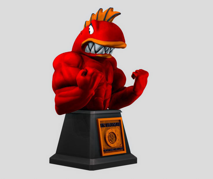 Flying Hellfish 3D print model_4