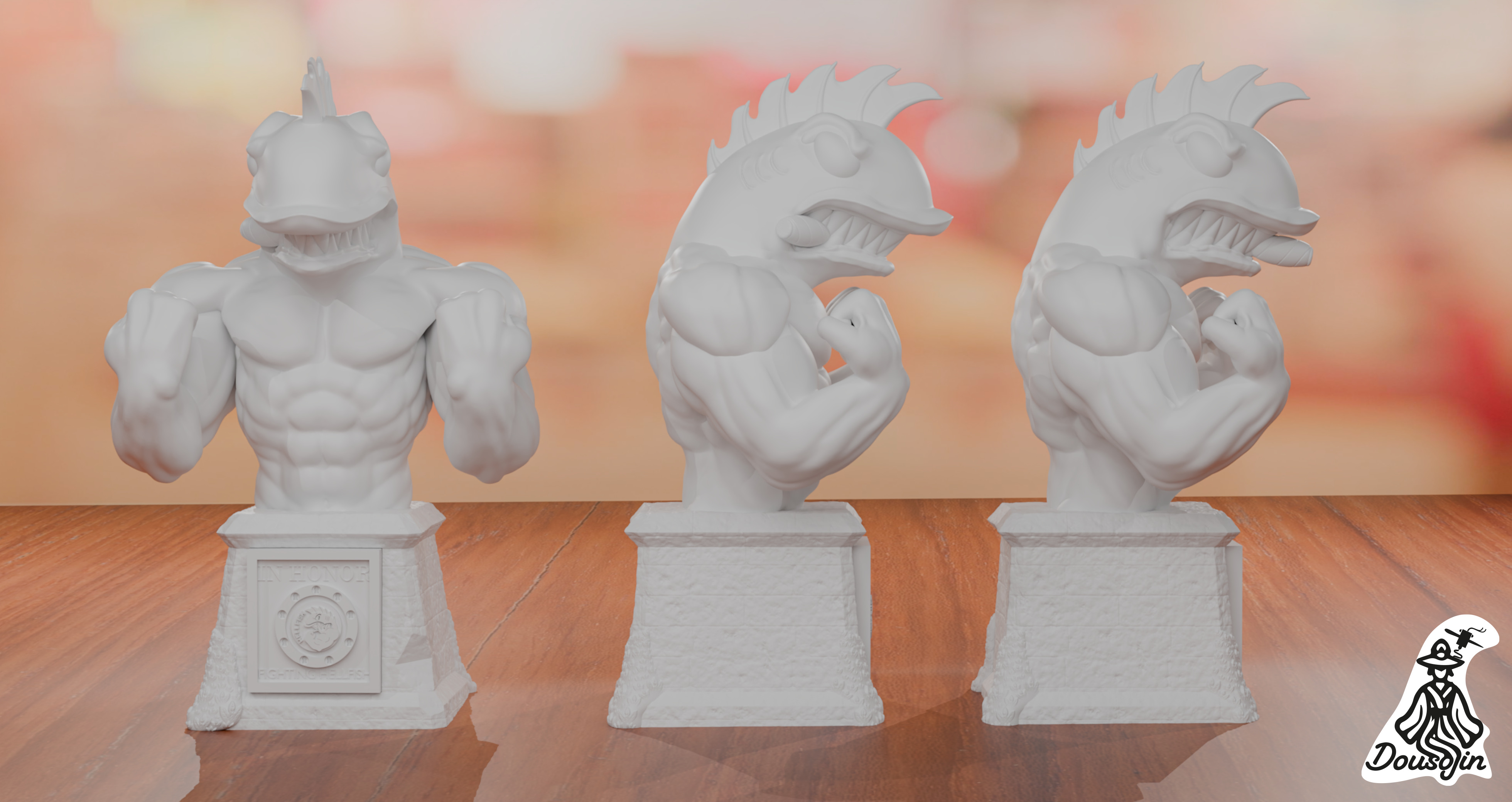 Flying Hellfish 3D print model_2