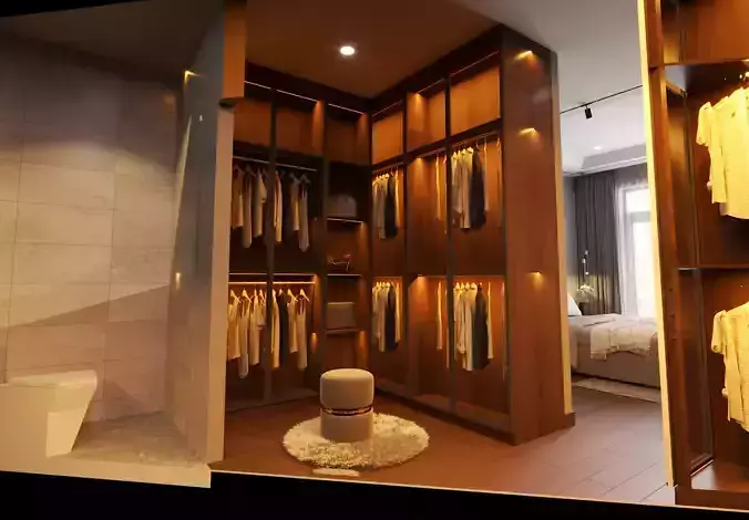luxury Modern Bedroom Interior design 