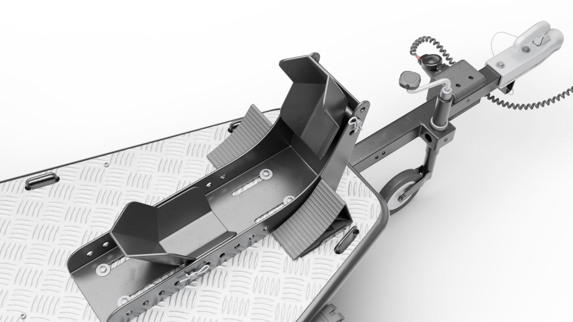 Motorcycle trailer 3D model_20