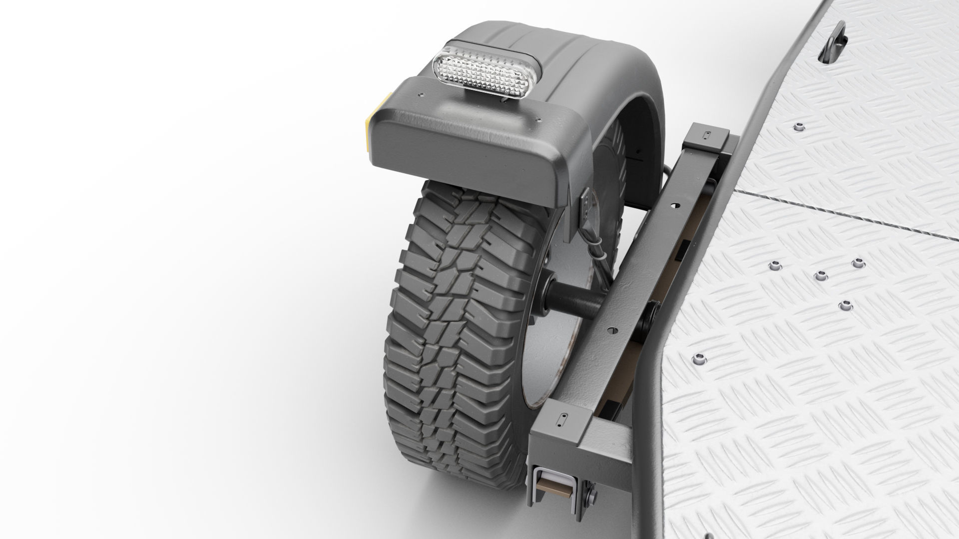 Motorcycle trailer 3D model_15