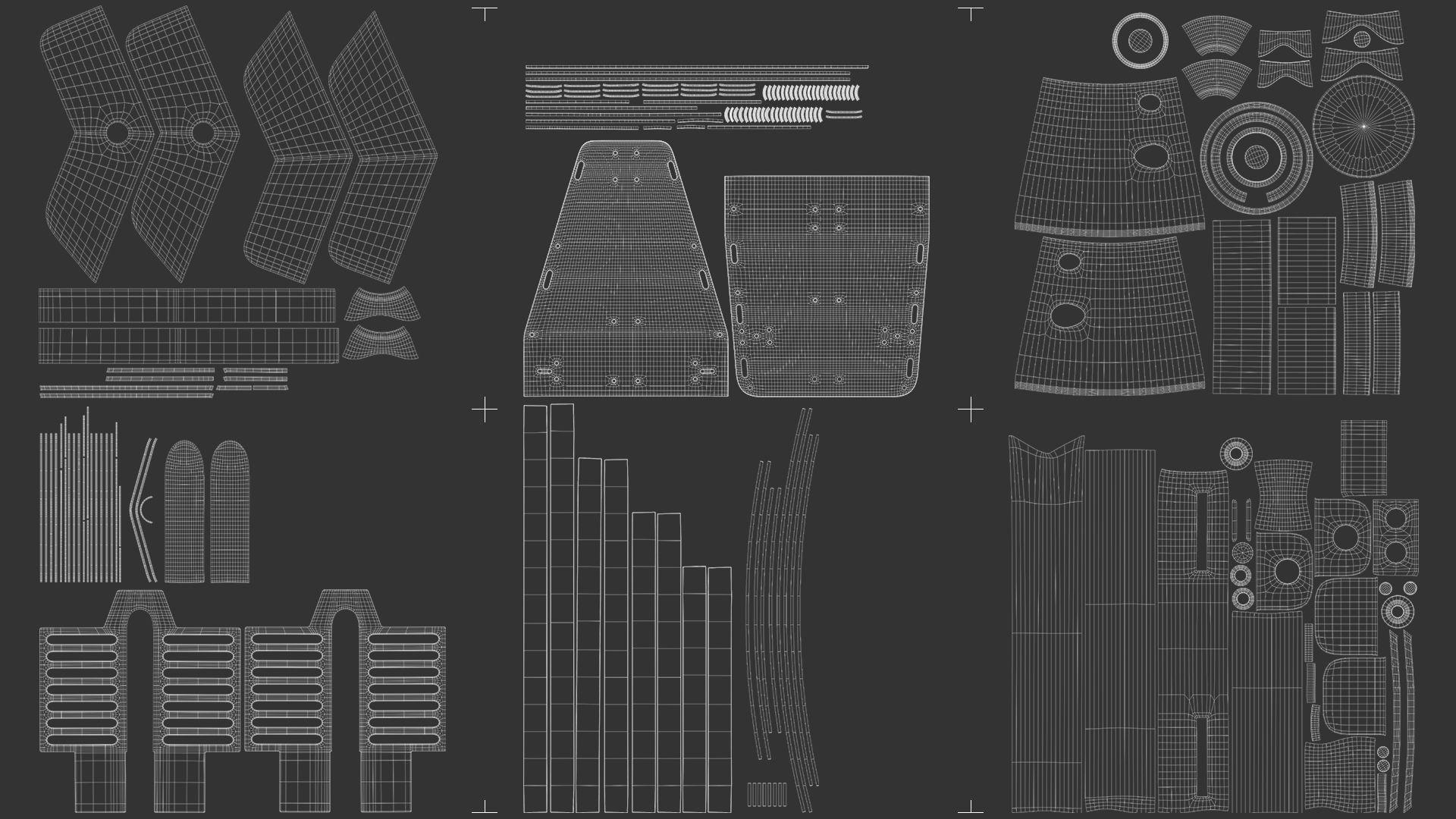 Motorcycle trailer 3D model_34