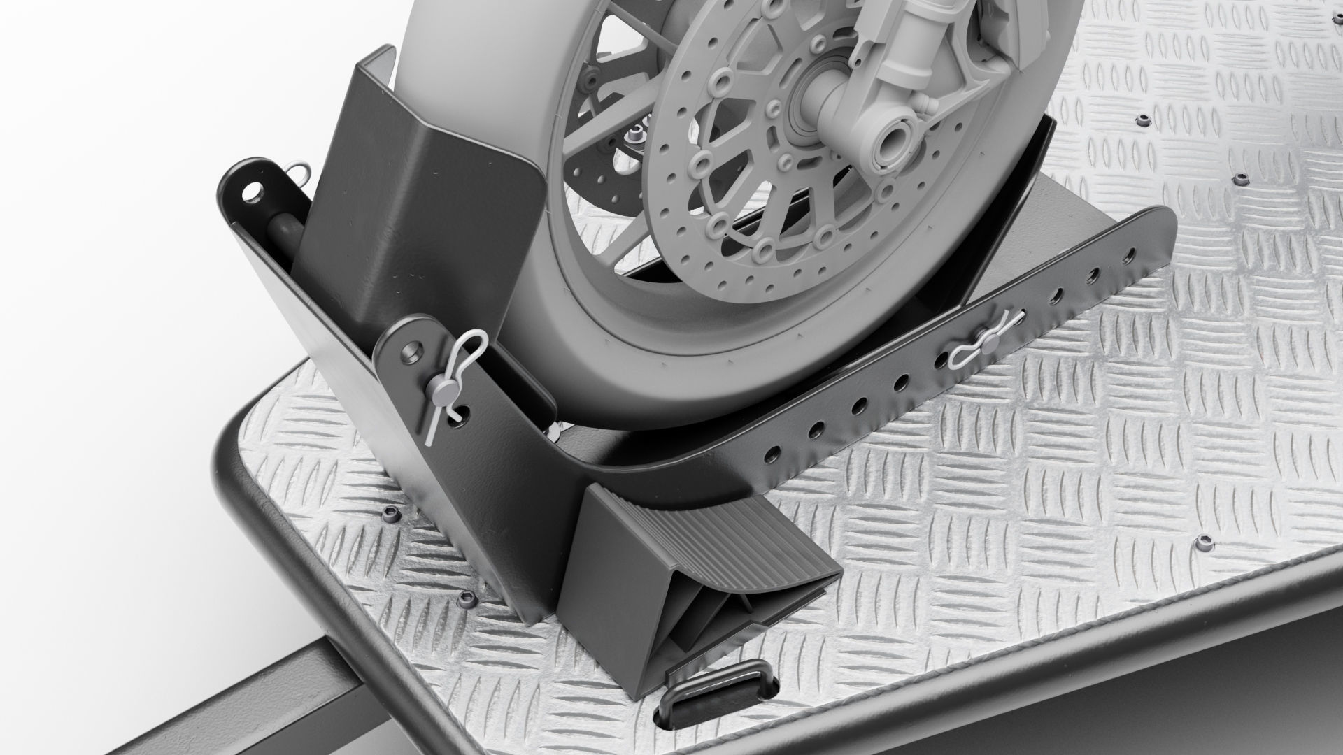 Motorcycle trailer 3D model_13