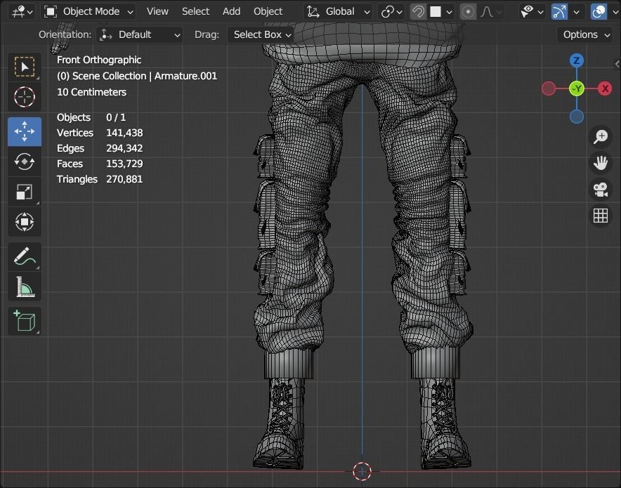 Space suit - Scifi Astro Cyber  Low-poly 3D model_19