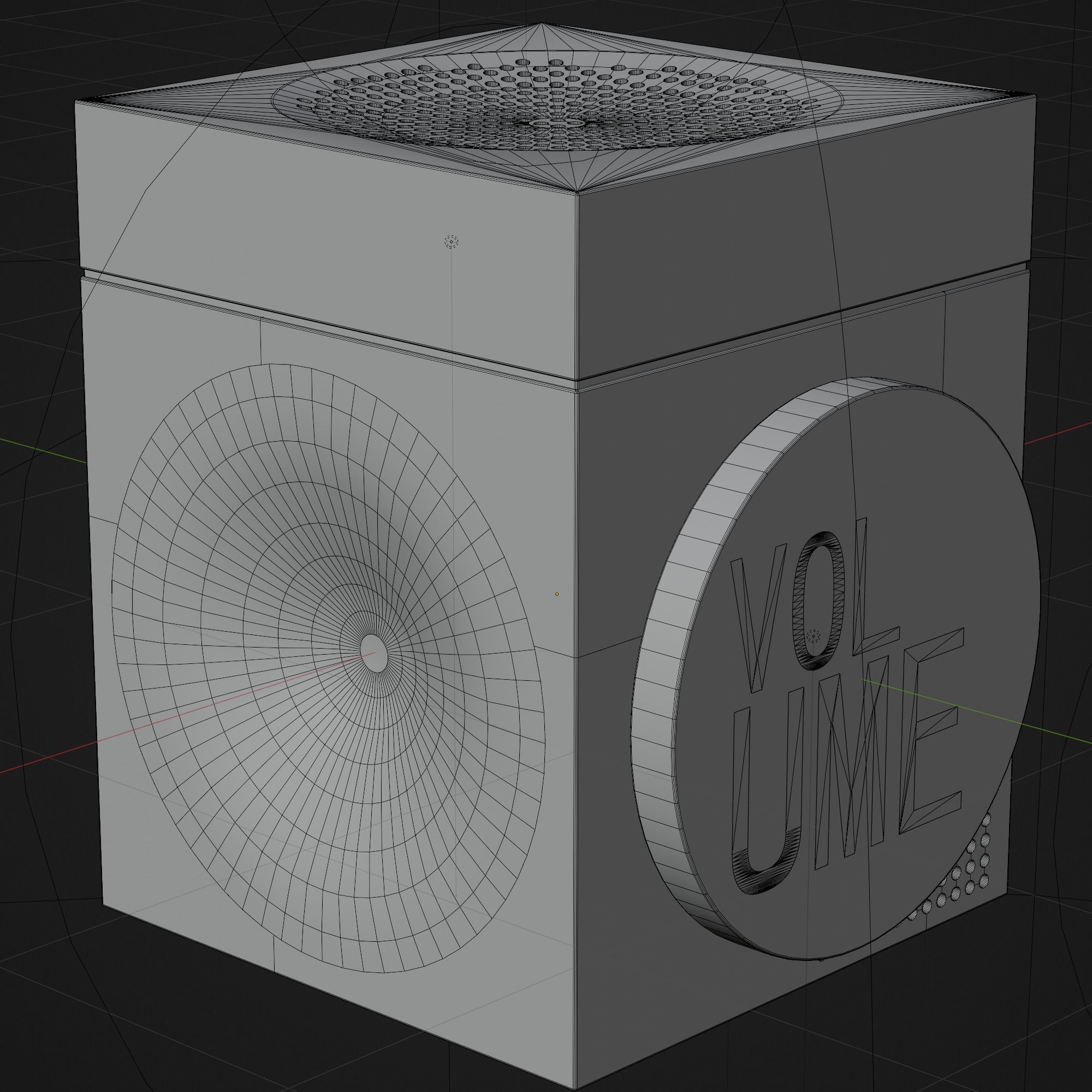 Futuristic Music Speaker 3D model_13