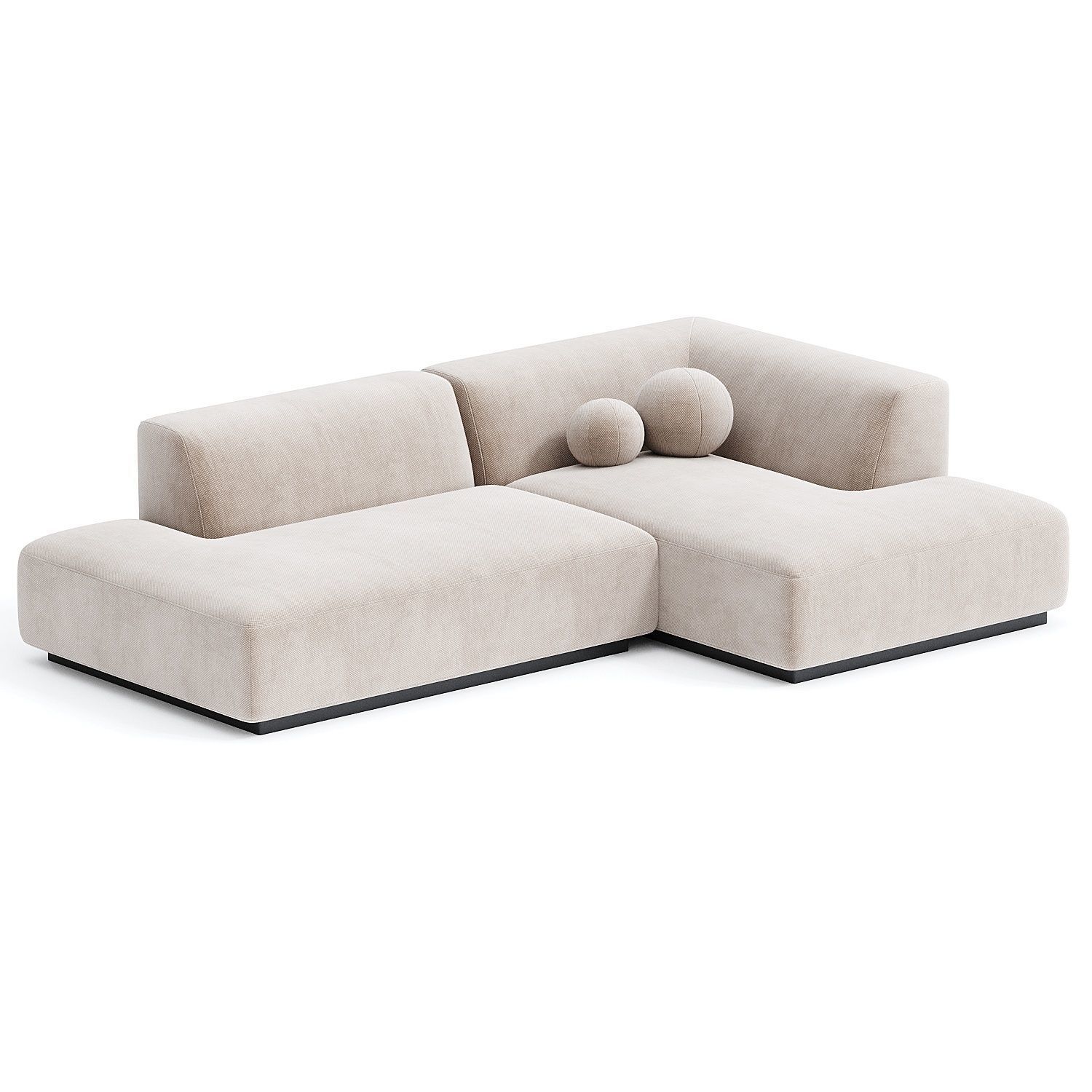 Hoekbank in jaspee stof Jacopo 3d model 3D model_3