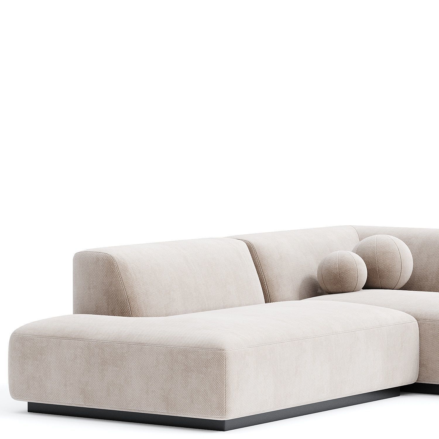 Hoekbank in jaspee stof Jacopo 3d model 3D model_4