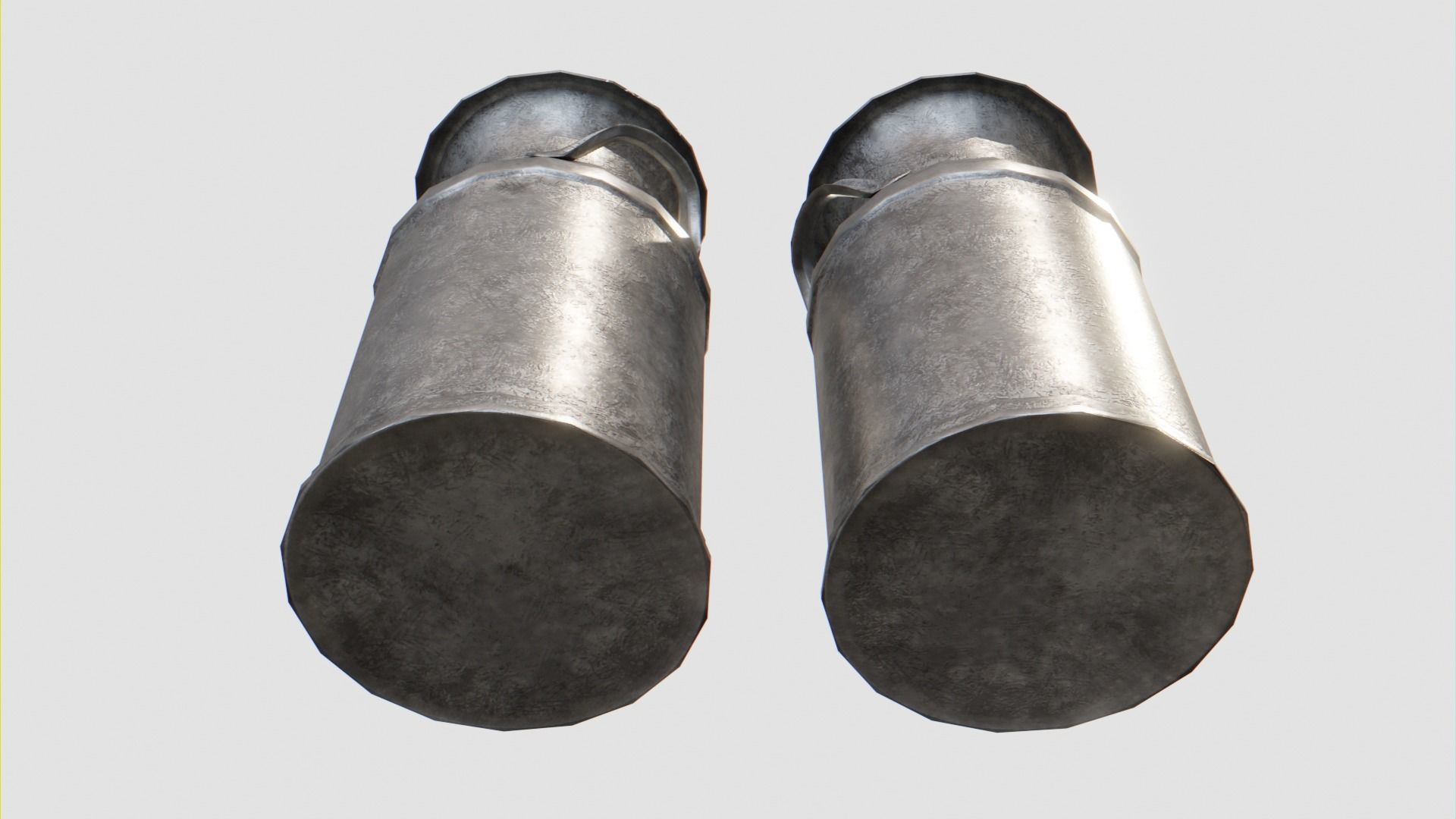 Milk Can Low-poly 3D model_5