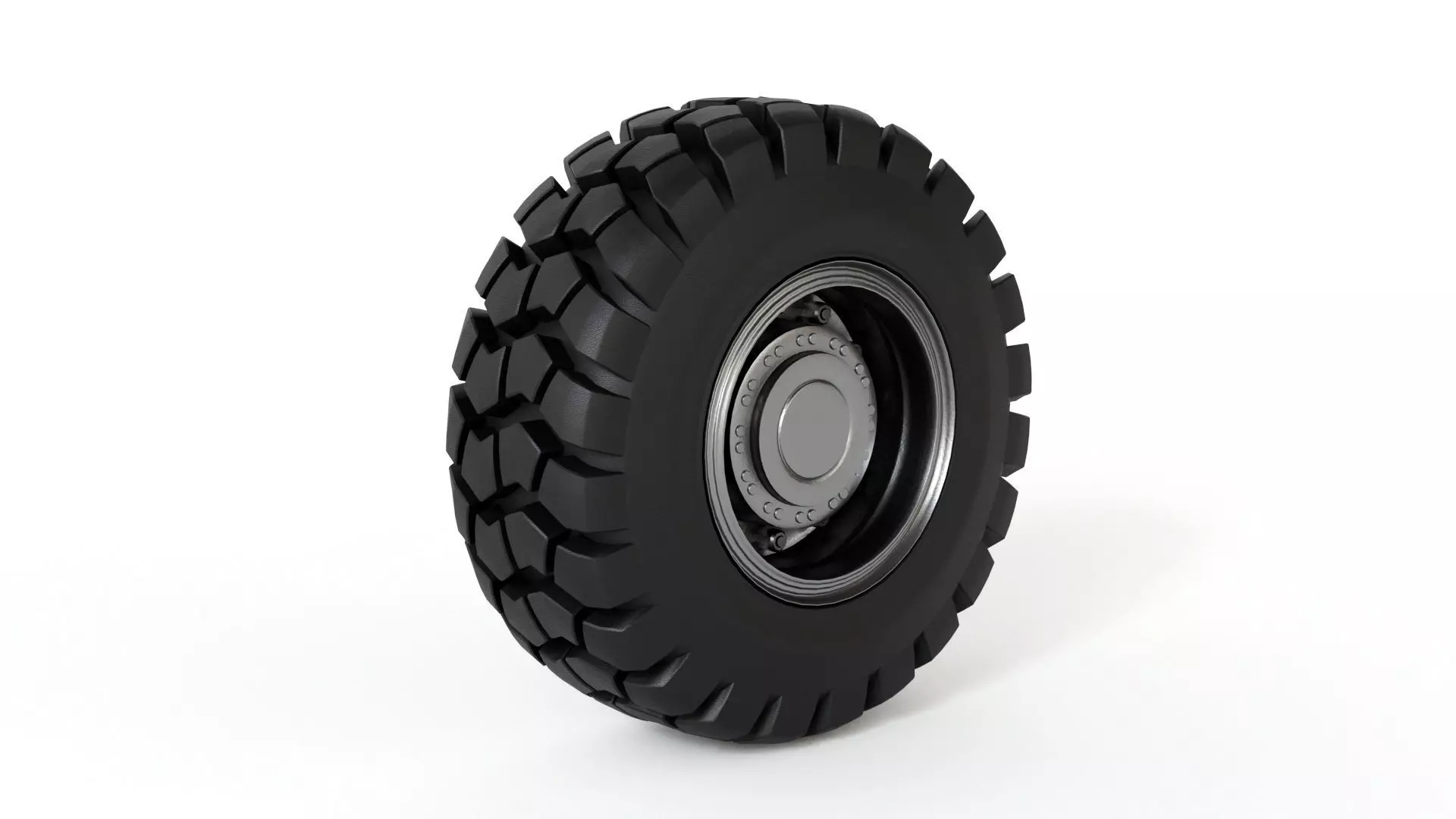Truck Tire 3D model_0