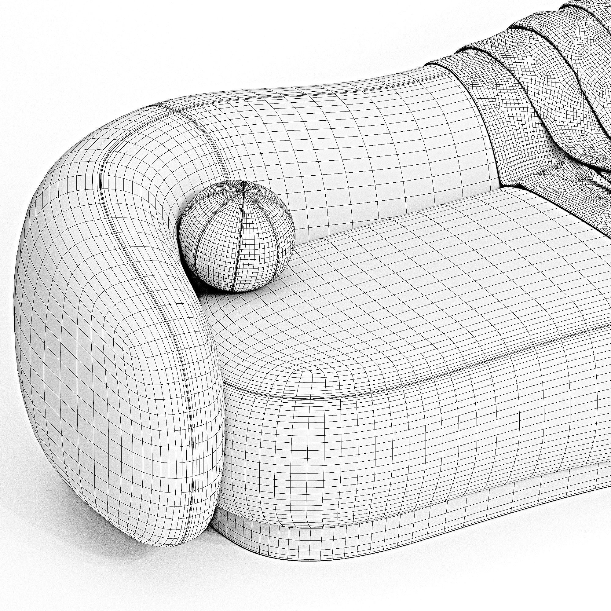 Paloma Sofa 280 3d model  3D model_2