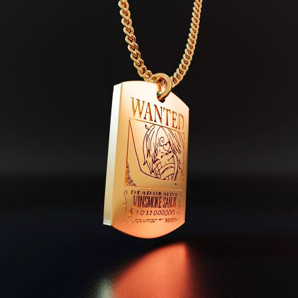 Vinsmoke Sanji Necklace 3D print model