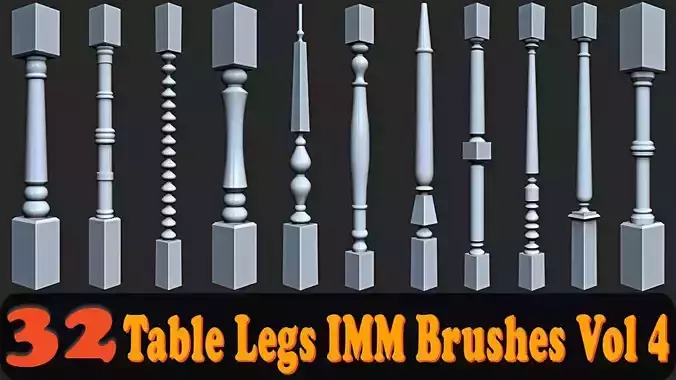 32 Table Legs IMM Brushes Vol 4