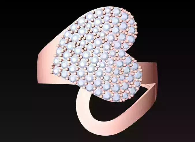 Heart Ring - Womens Rings - SN395