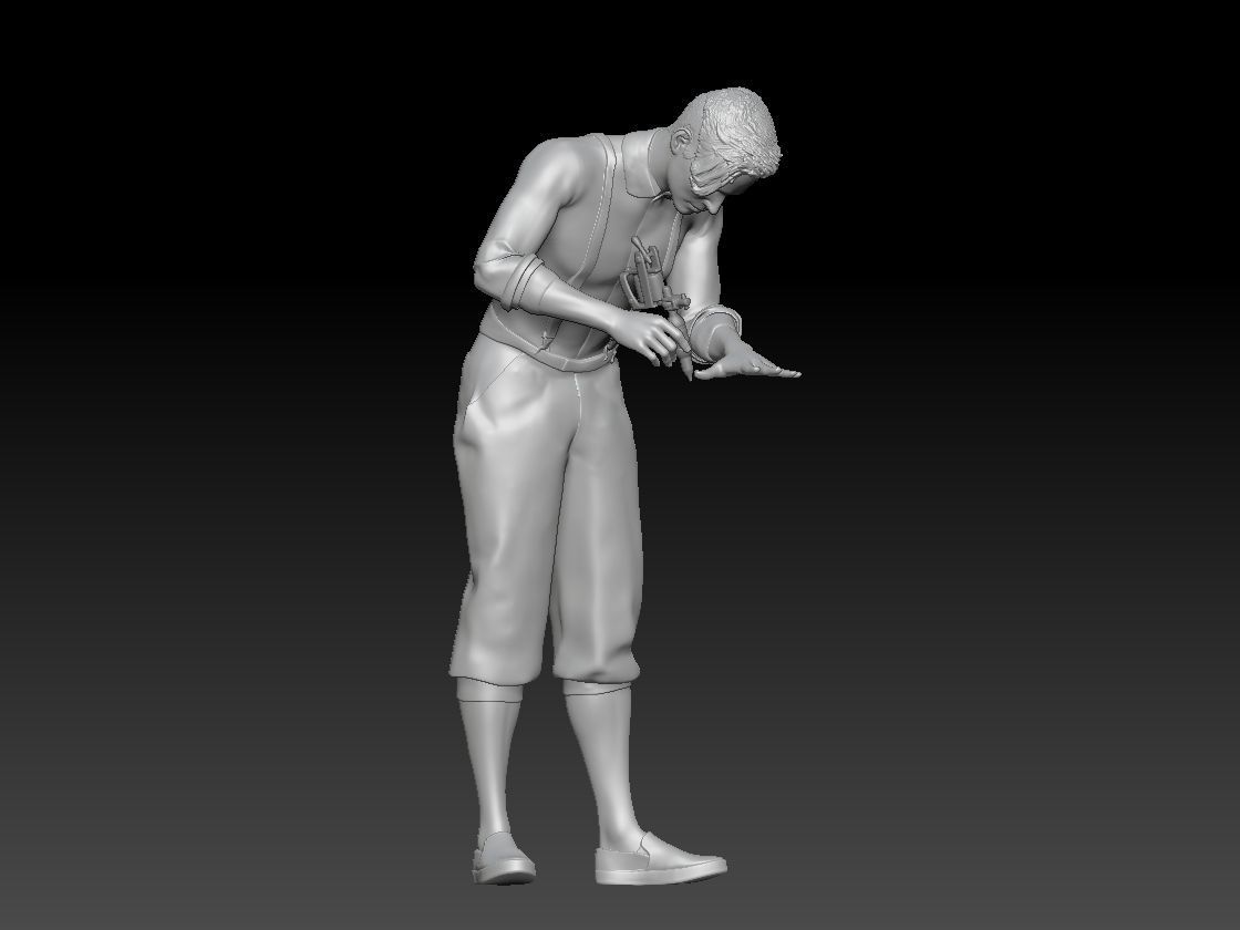TATTOO STUDIO MAN 2 3D print model_7