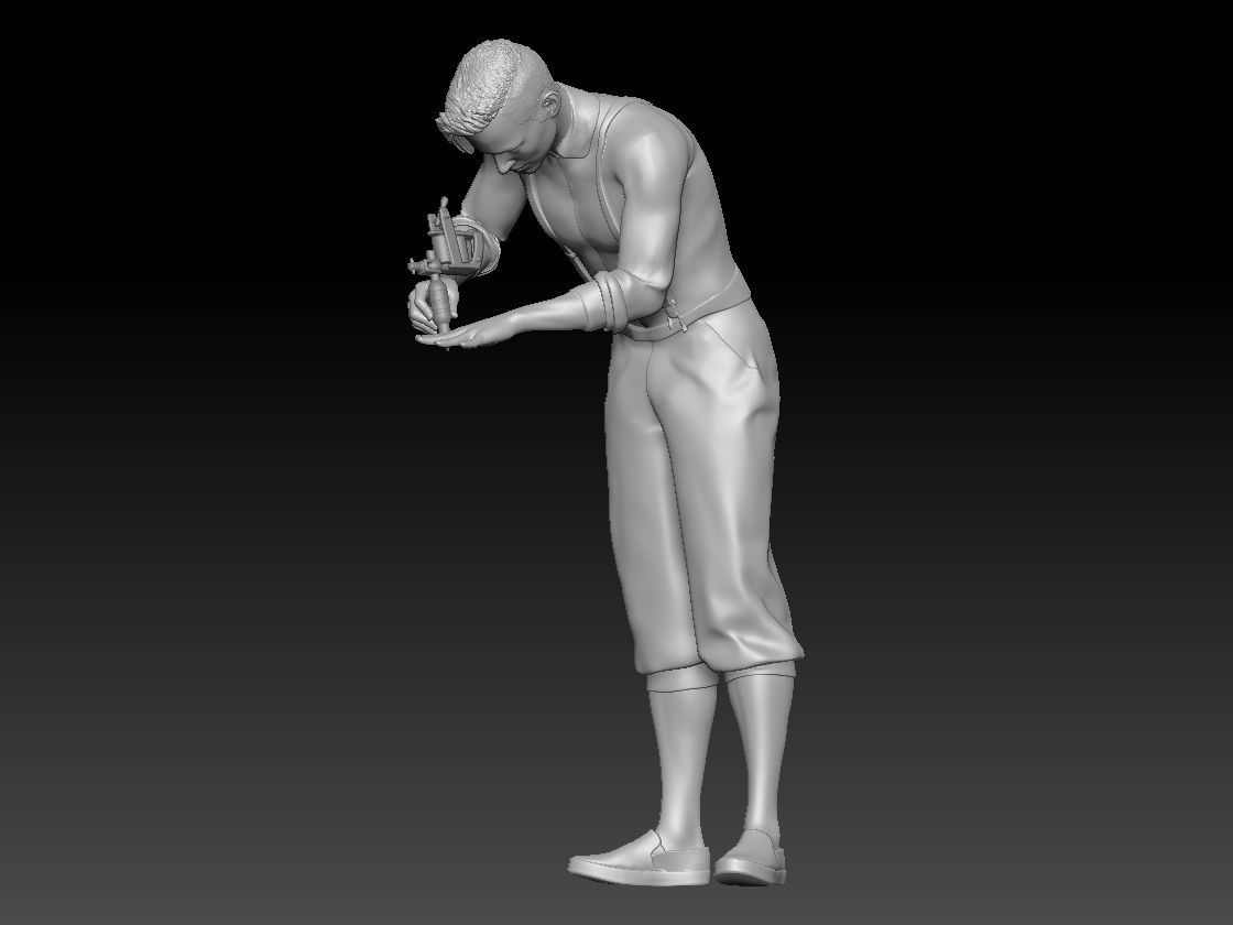 TATTOO STUDIO MAN 2 3D print model_1