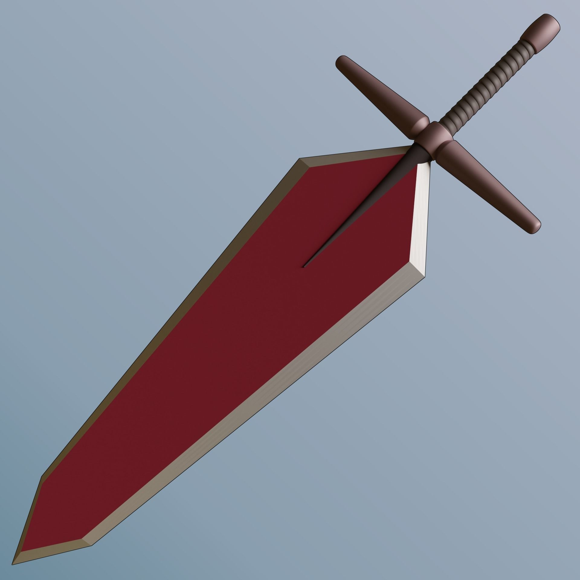 Level 1 Demon Lord and One Room Hero Sword cosplay 3D print model_1