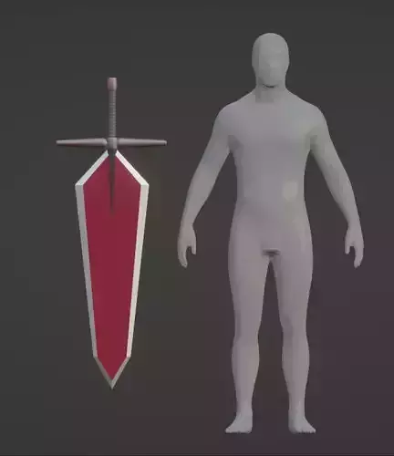 Level 1 Demon Lord and One Room Hero Sword cosplay 3D print model
