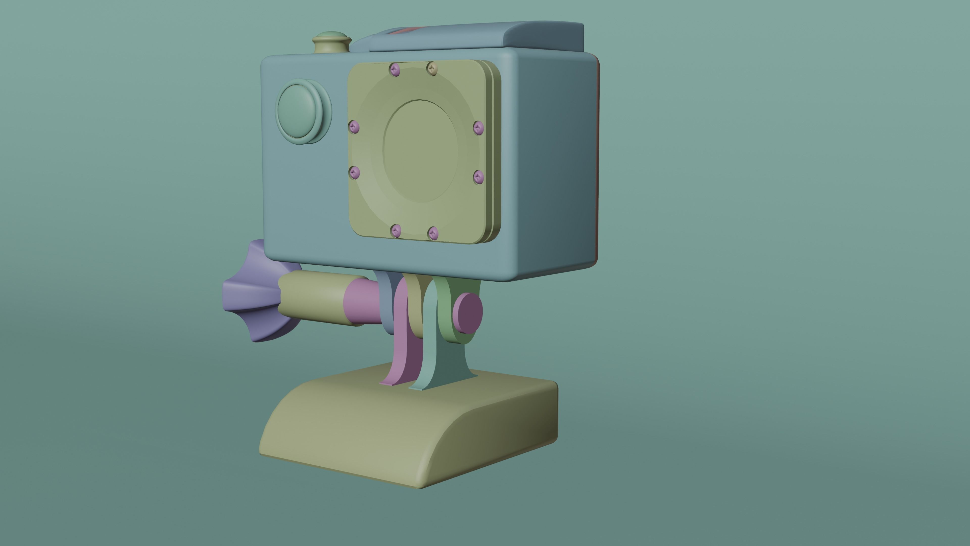 Vlog motion camera 3D model_2