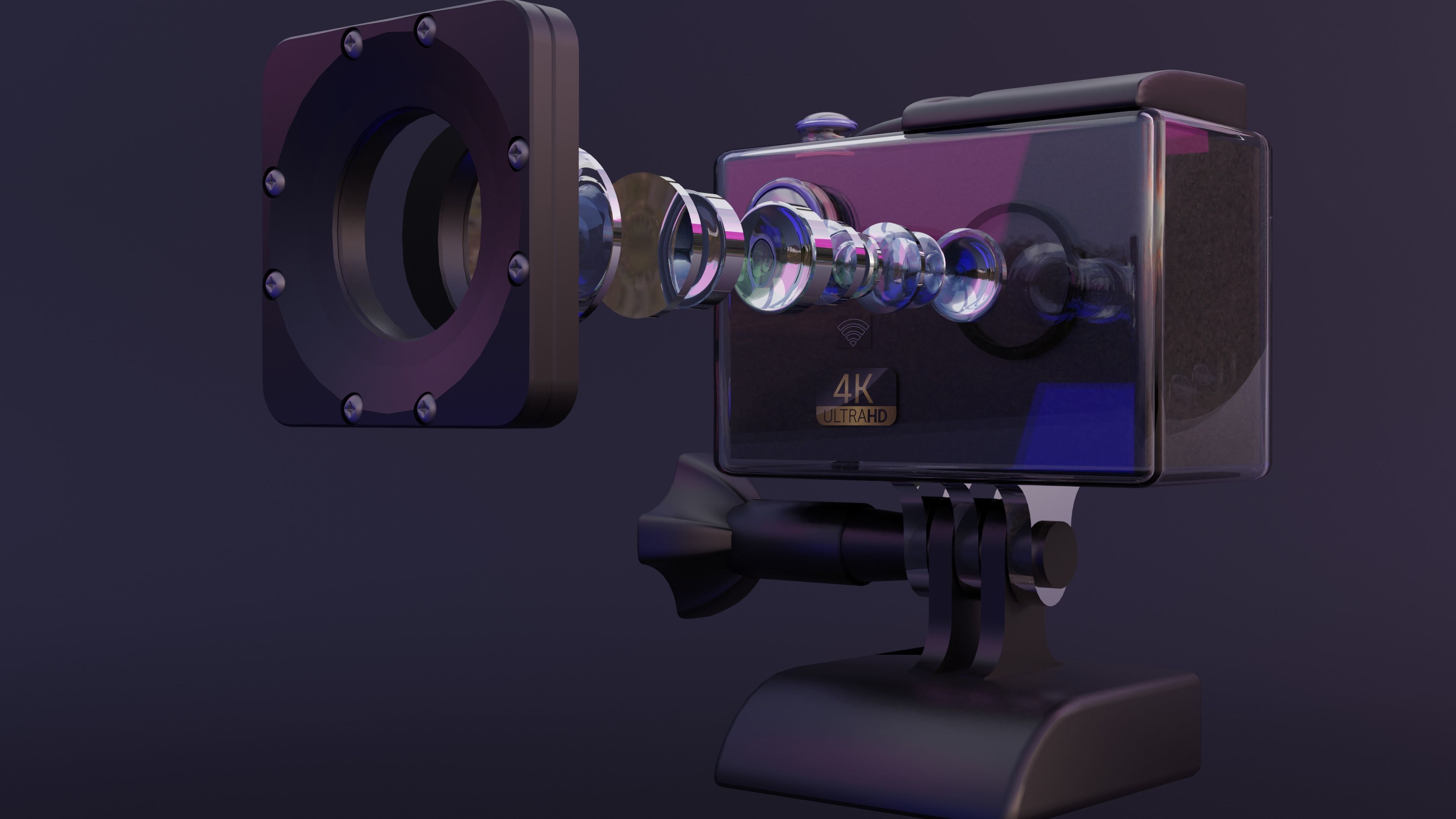 Vlog motion camera 3D model_3