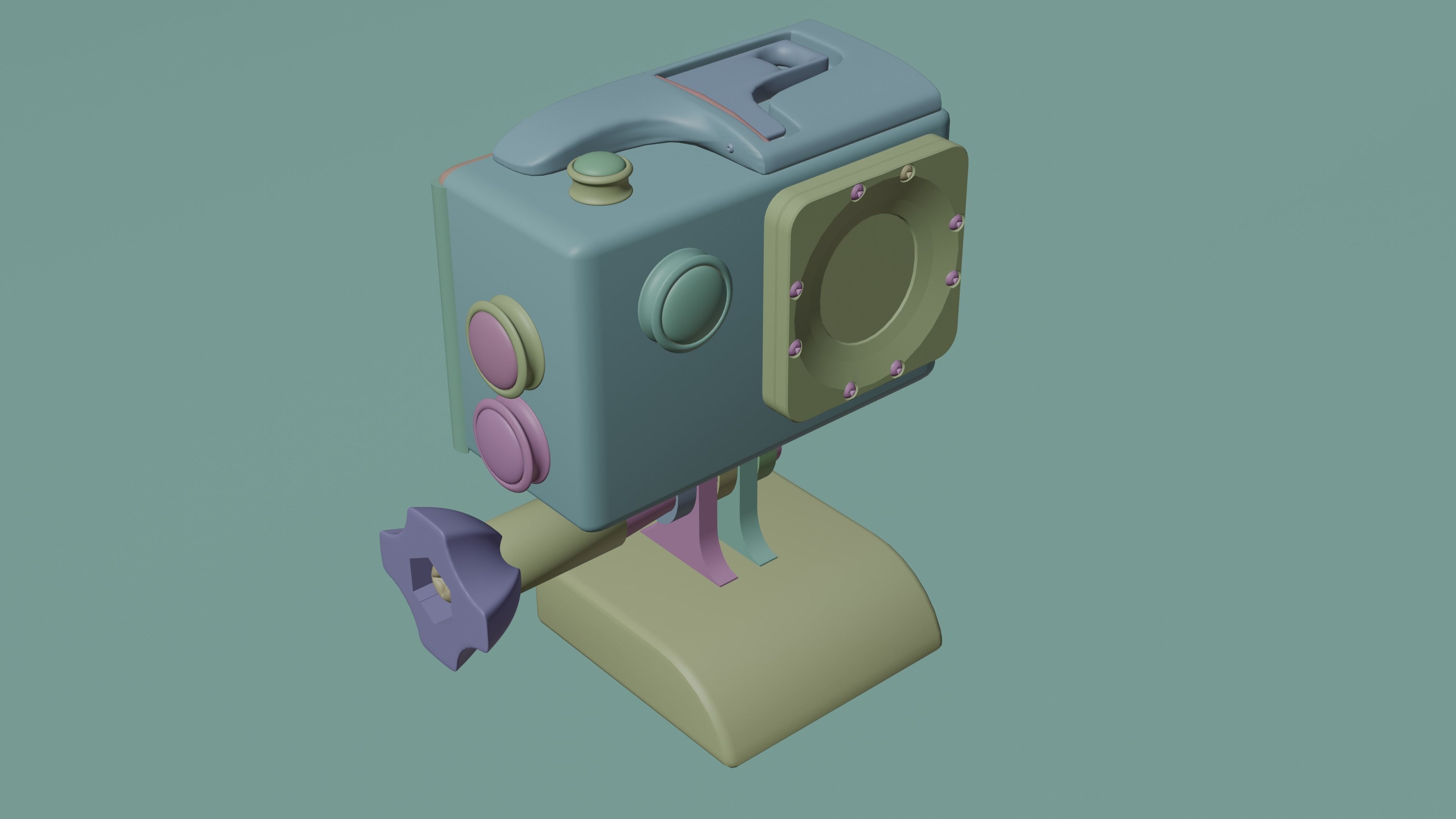 Vlog motion camera 3D model_7
