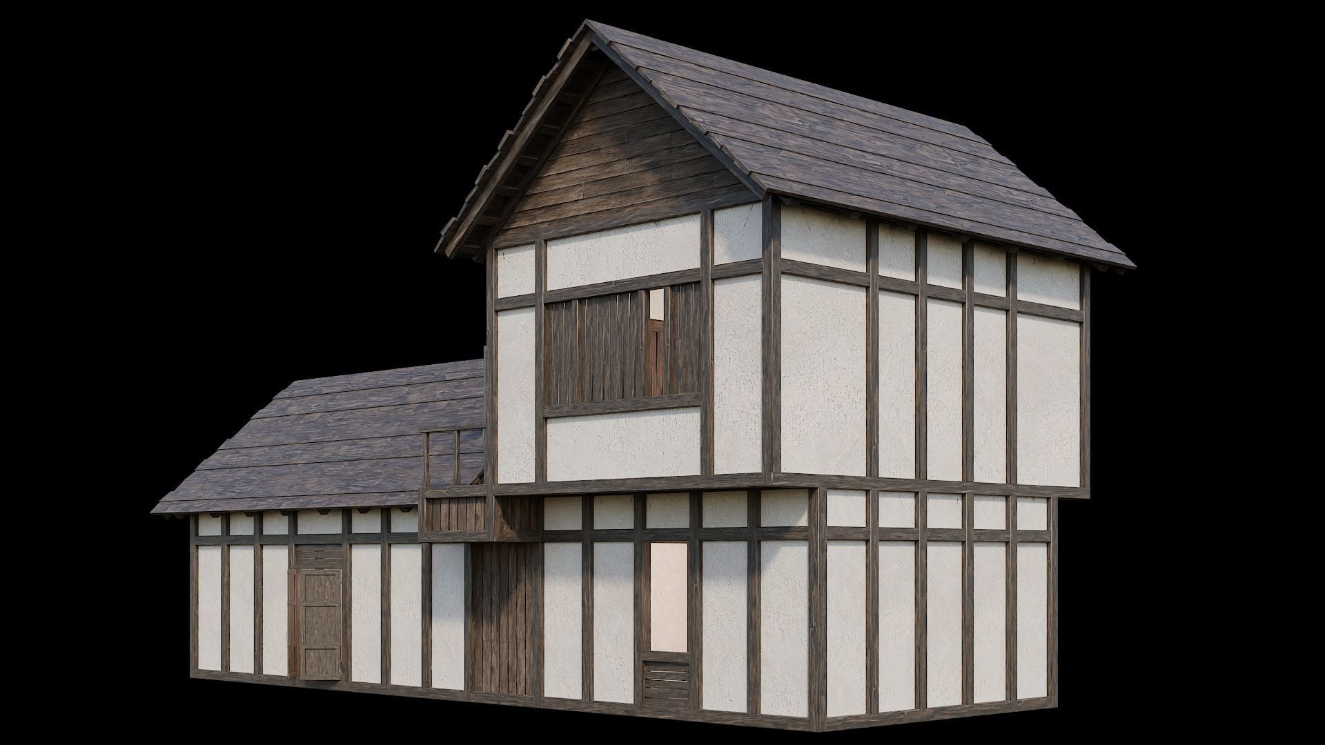 Medieval Village Collection 04 - 4K Textures Game Ready Low-poly 3D model_44