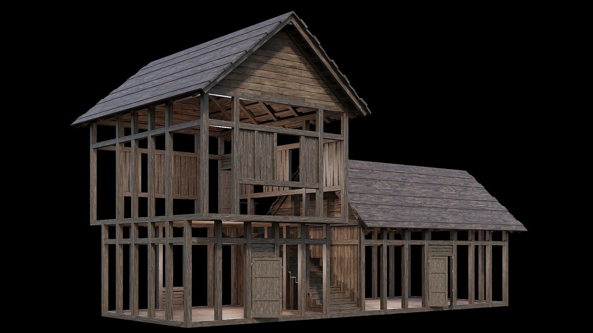 Medieval Village Collection 04 - 4K Textures Game Ready Low-poly 3D model_54