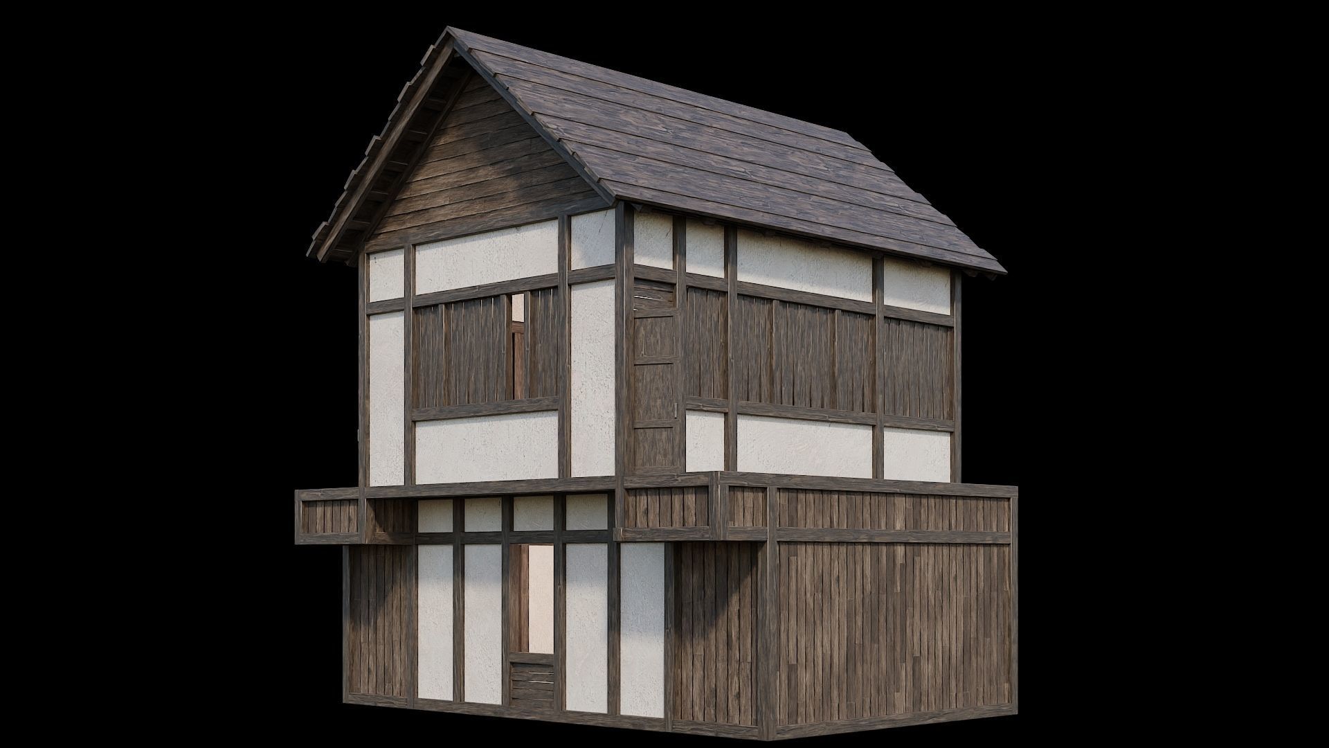 Medieval Village Collection 04 - 4K Textures Game Ready Low-poly 3D model_57