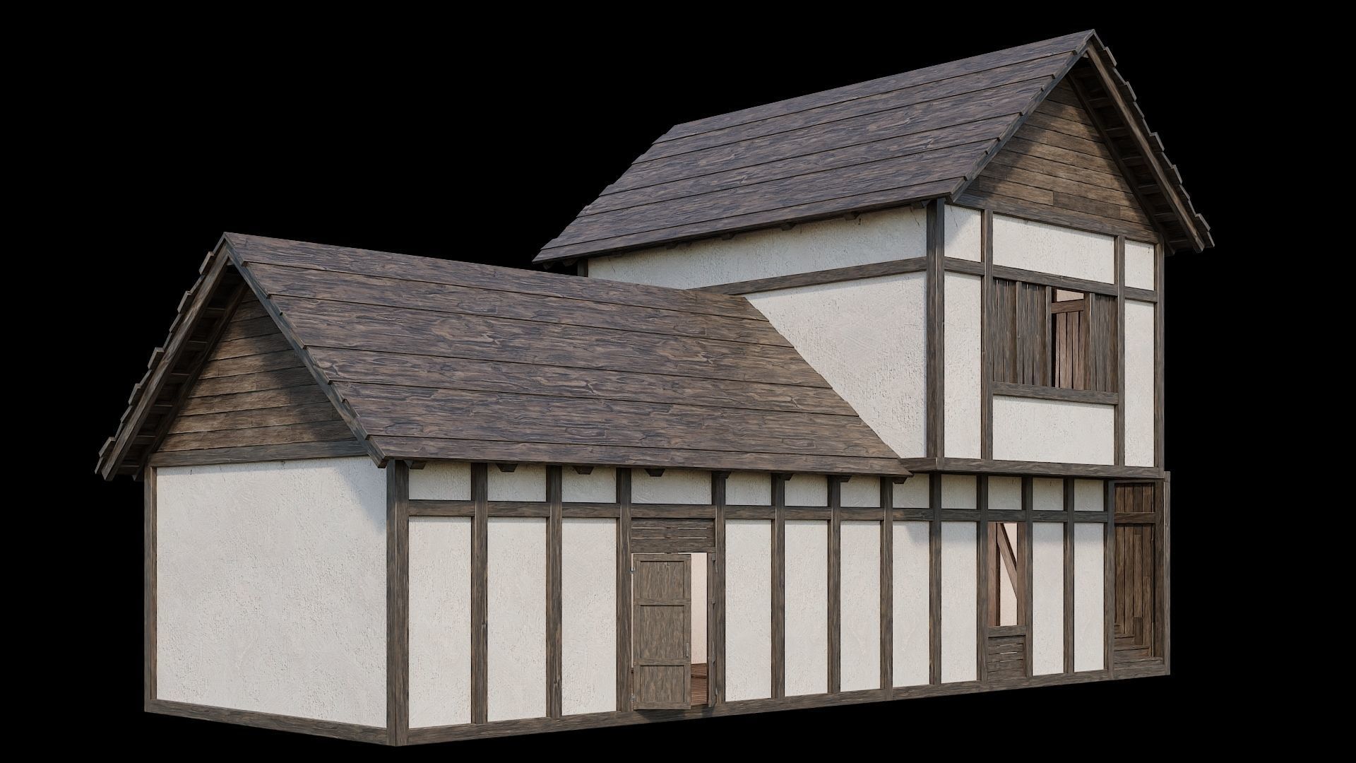 Medieval Village Collection 04 - 4K Textures Game Ready Low-poly 3D model_19