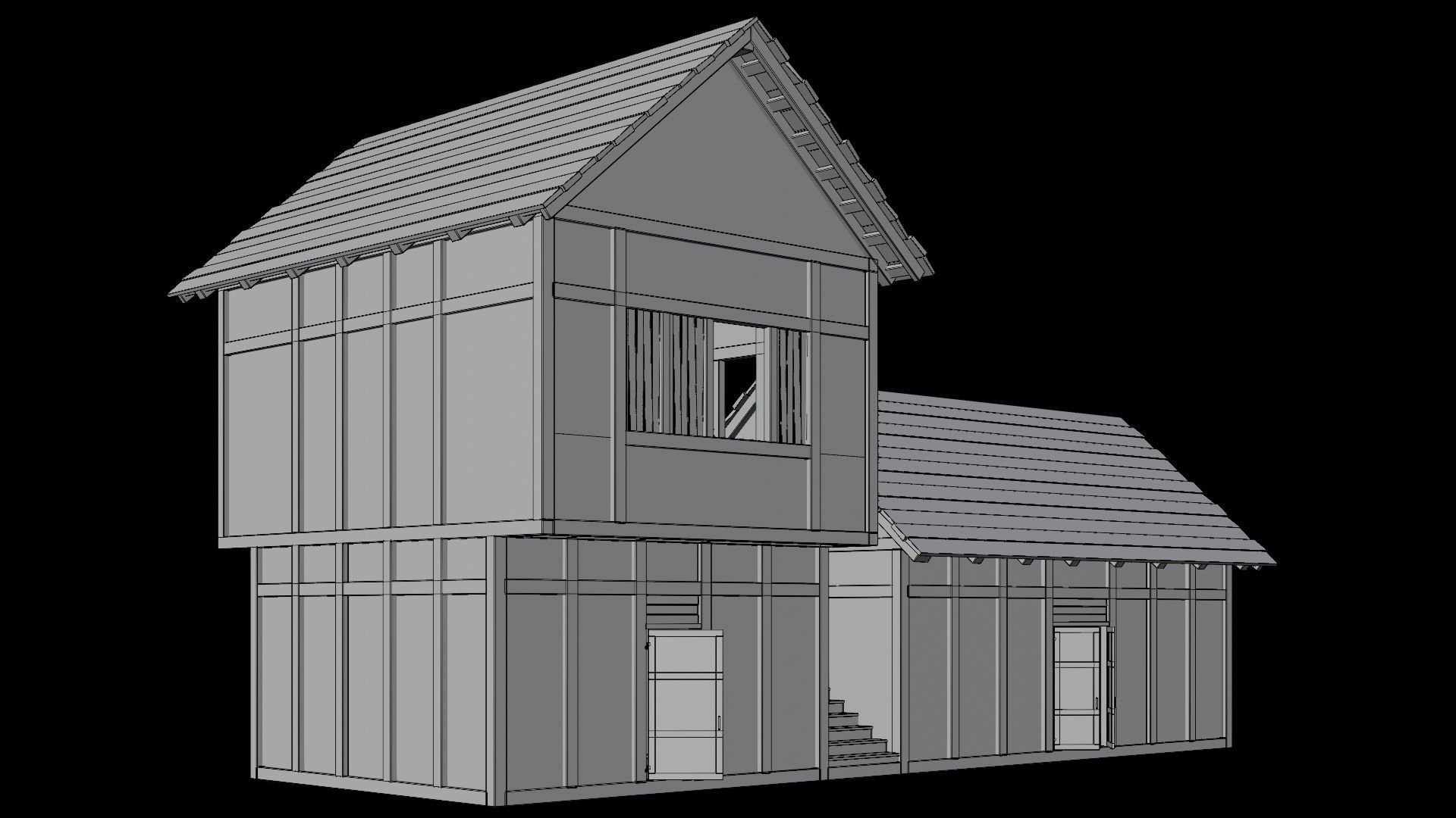 Medieval Village Collection 04 - 4K Textures Game Ready Low-poly 3D model_45