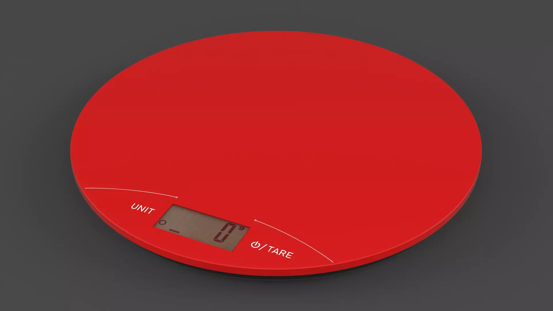 Kitchen Scale 3D model_0