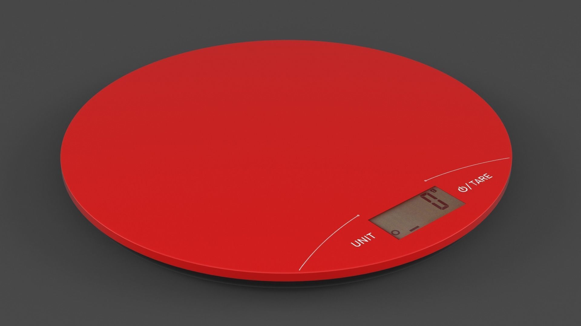 Kitchen Scale 3D model_3