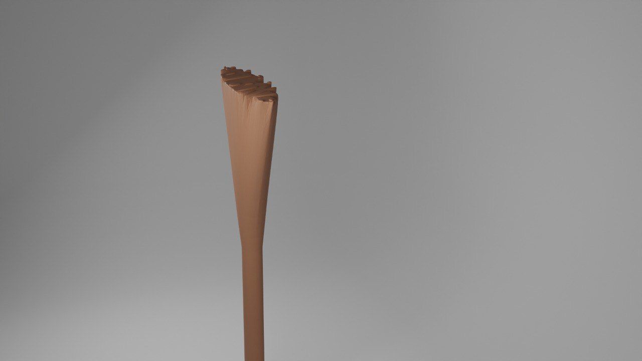 broom  broom for cleaning  3D model_2