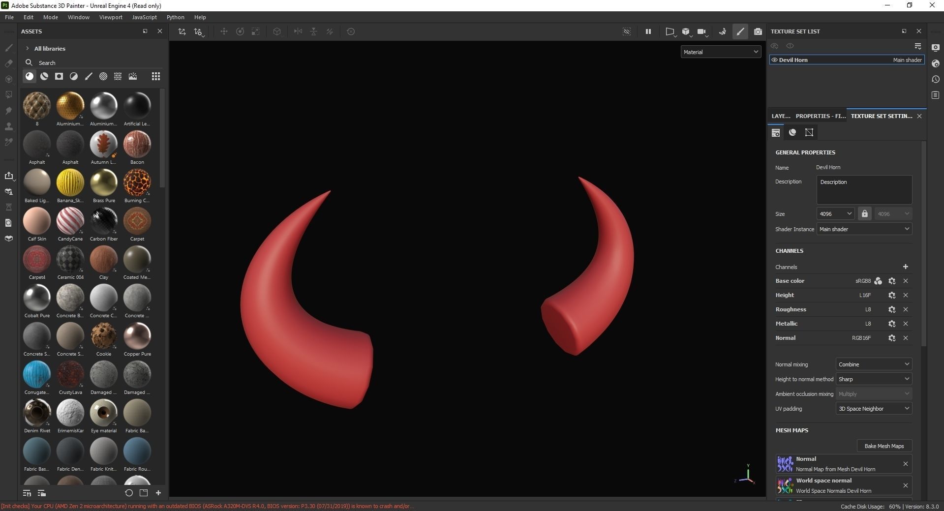 Devil Horn 3D Model Low-poly 3D model_7