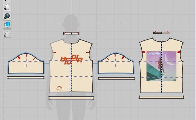 Travis scott Utopia Concept t shirt Cactus jack pants 3D model_15