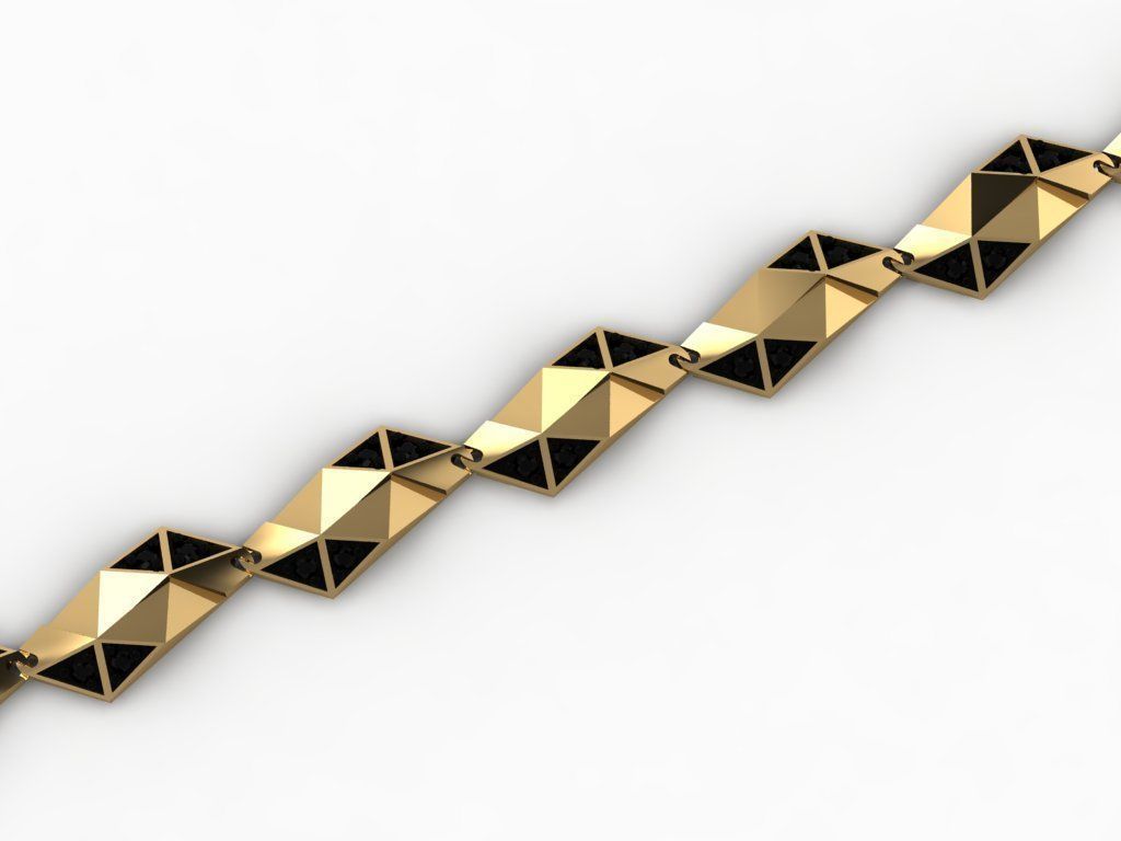 geometric  chain  3D print model_1