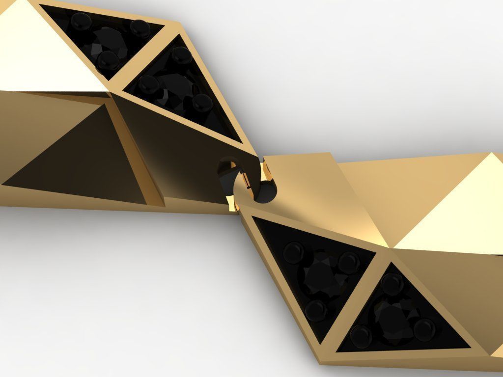 geometric  chain  3D print model_6