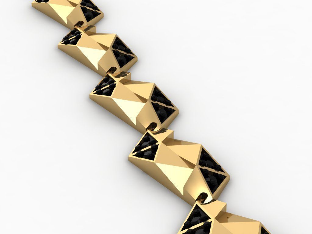geometric  chain  3D print model_9