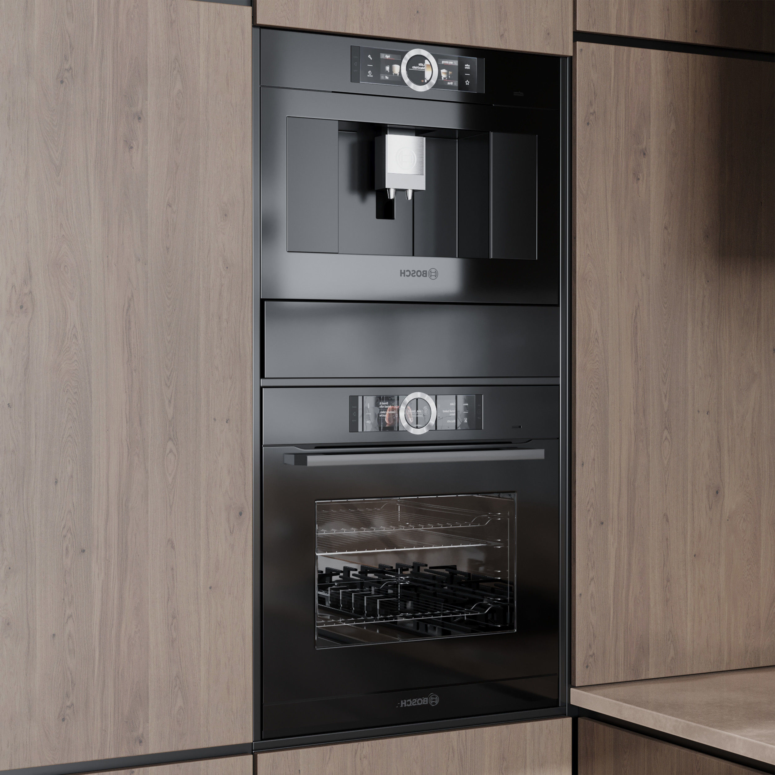 Kitchen Appliance Bosch Kitchen No 49 Low-poly 3D model_2