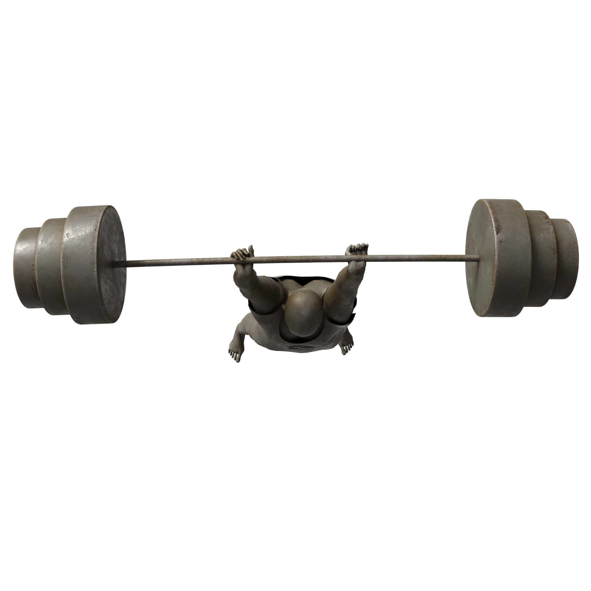 Weightlifter 3D model_3