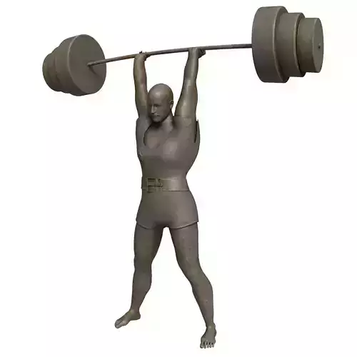 Weightlifter 3D model