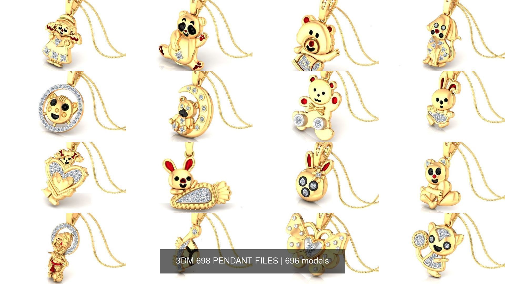3DM 698 PENDANT FILES 3D Model Collection_281