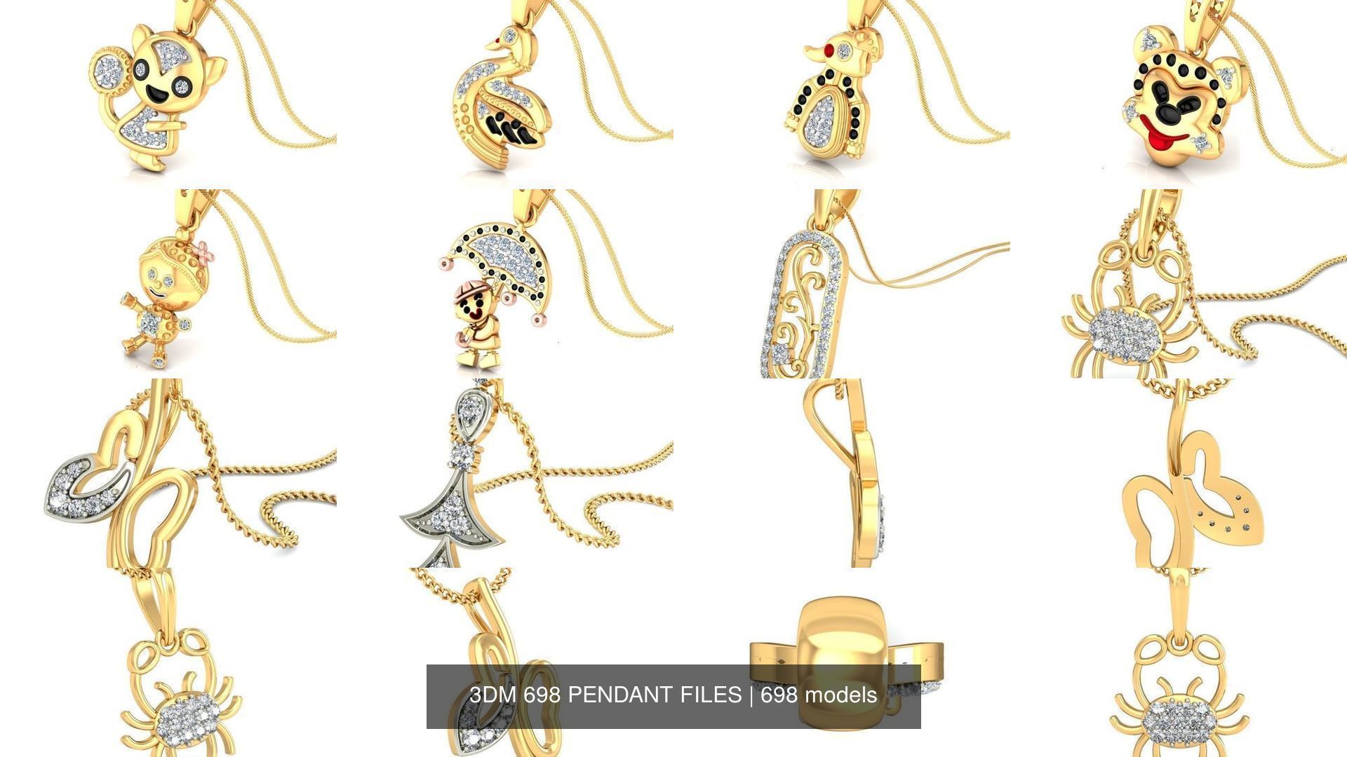 3DM 698 PENDANT FILES 3D Model Collection_286