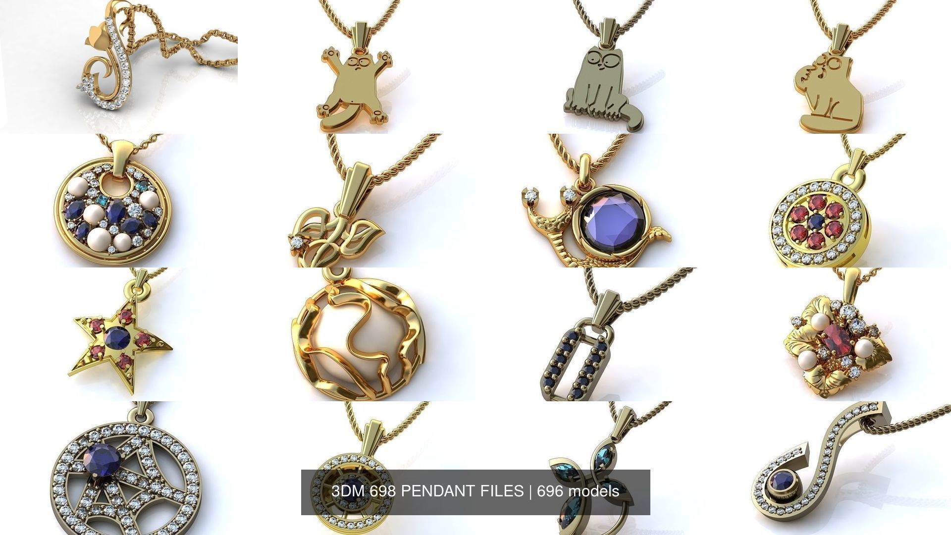 3DM 698 PENDANT FILES 3D Model Collection_259