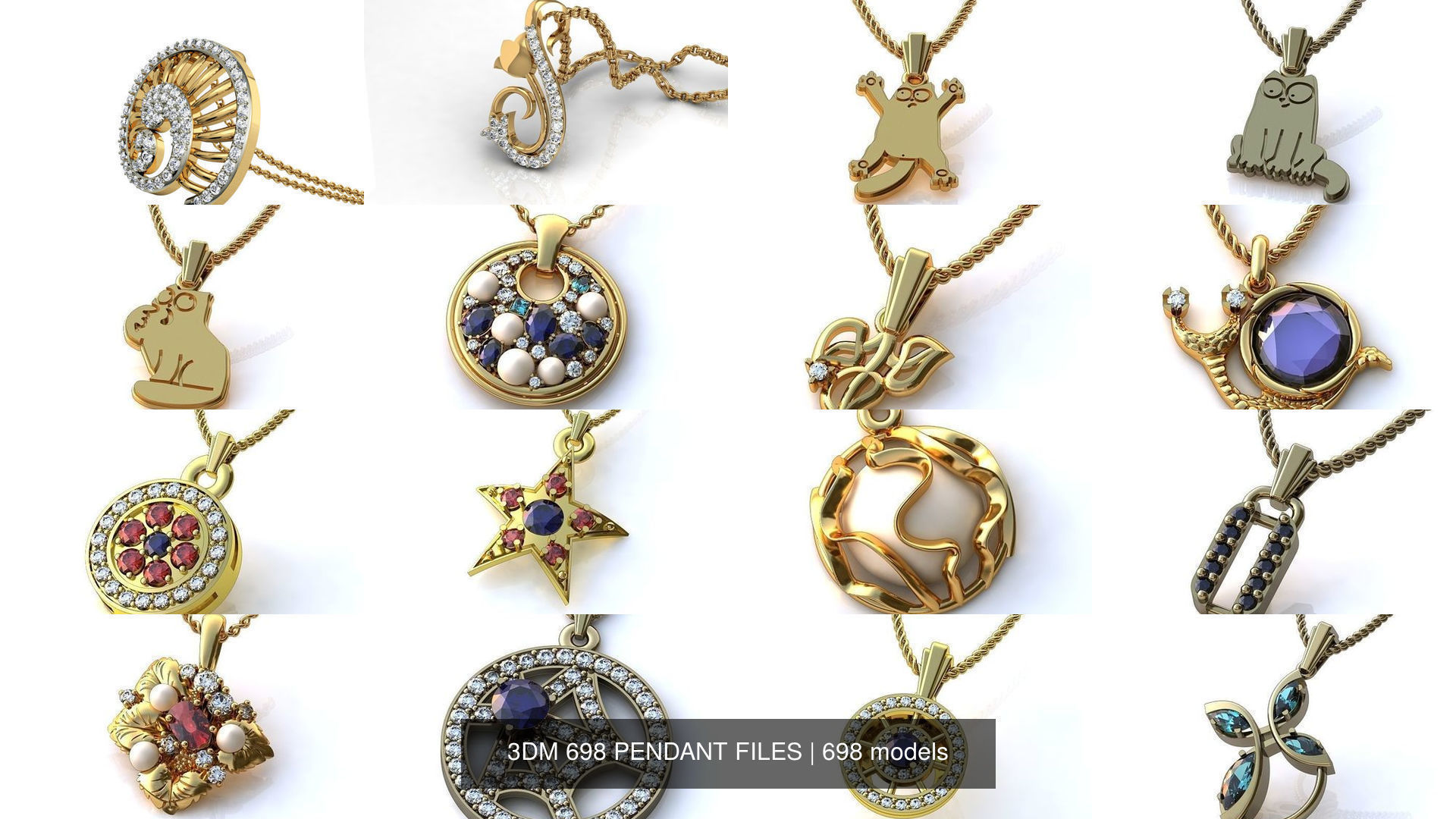 3DM 698 PENDANT FILES 3D Model Collection_258