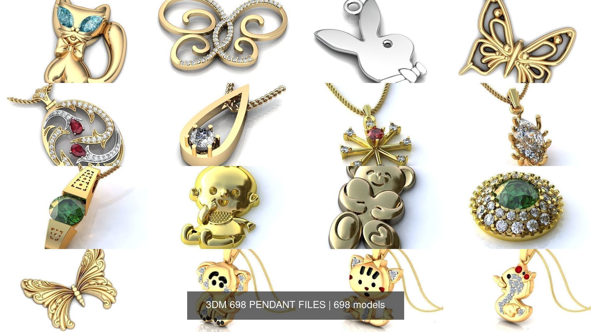 3DM 698 PENDANT FILES 3D Model Collection_272