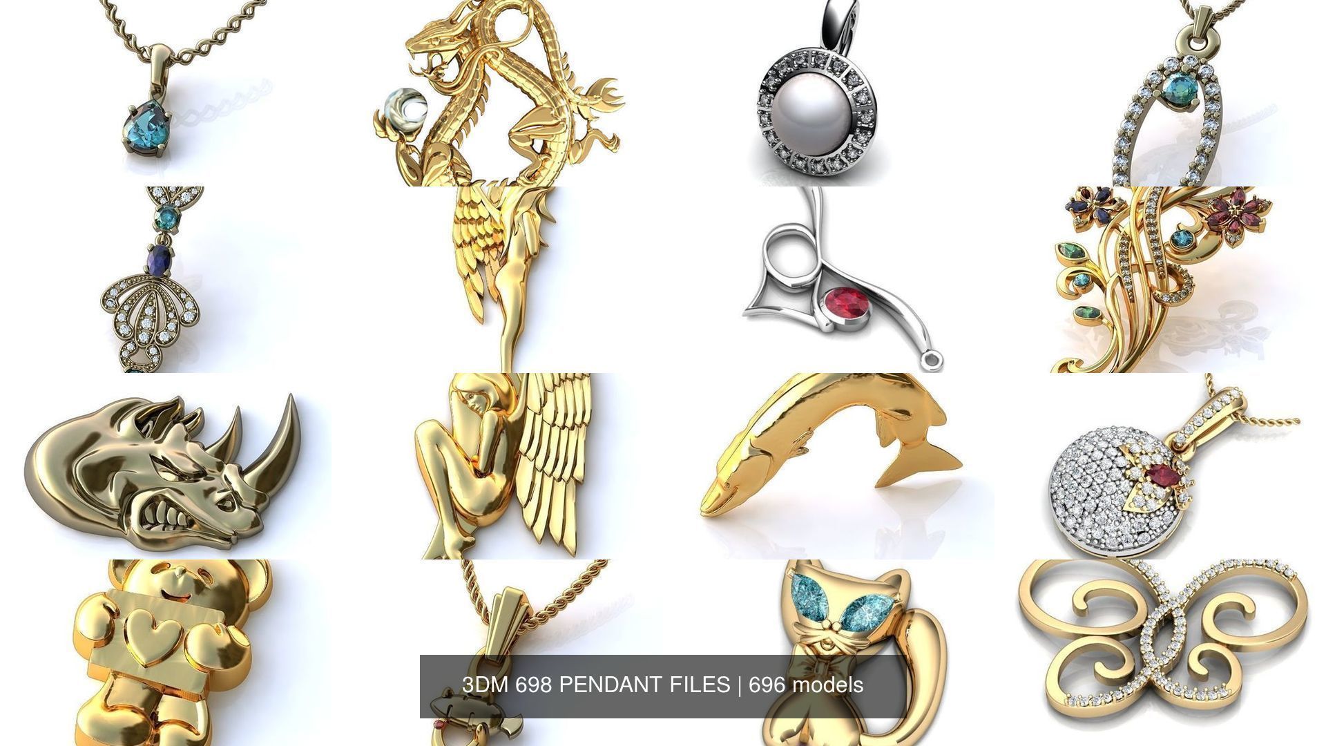 3DM 698 PENDANT FILES 3D Model Collection_269