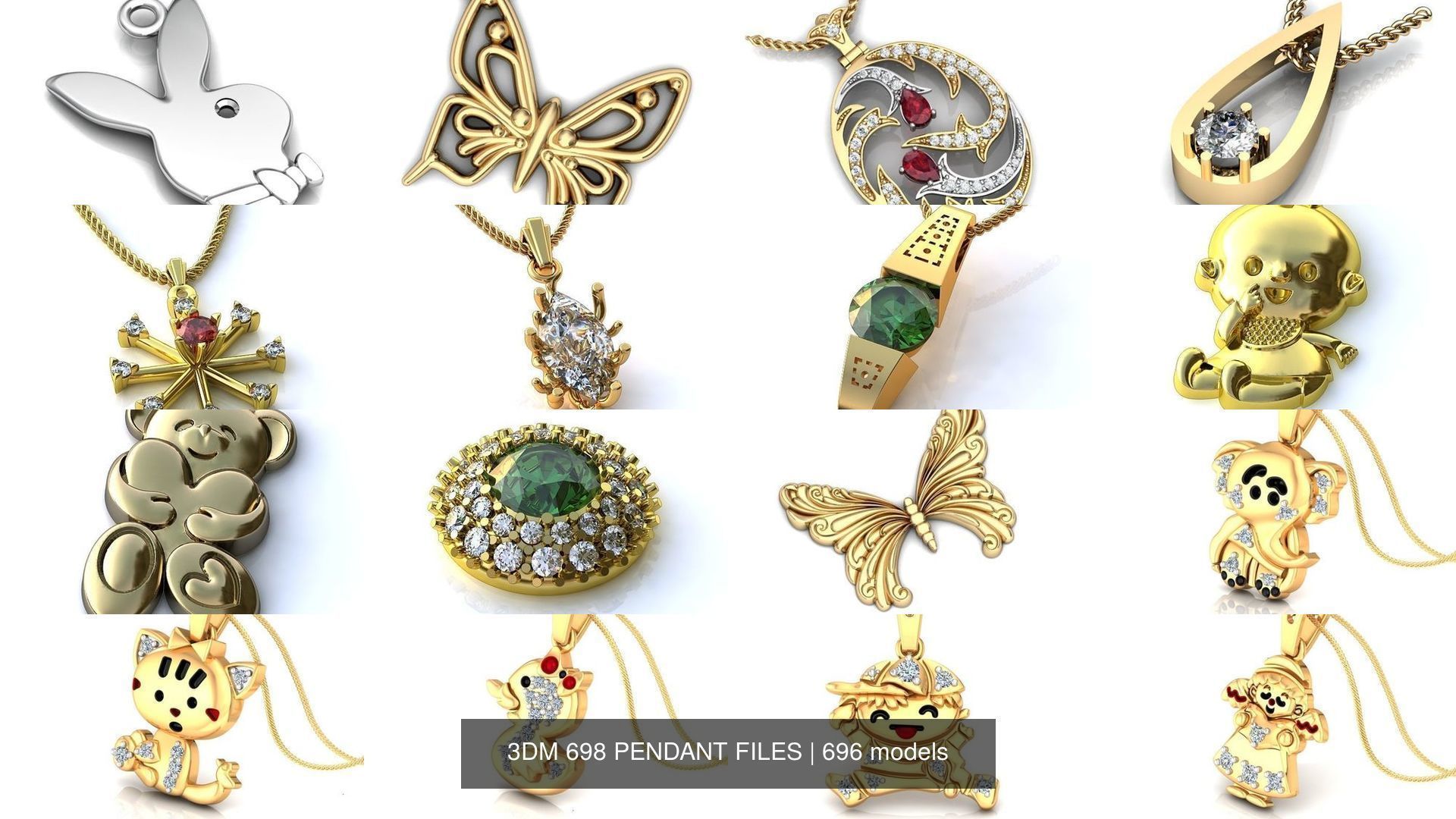 3DM 698 PENDANT FILES 3D Model Collection_276