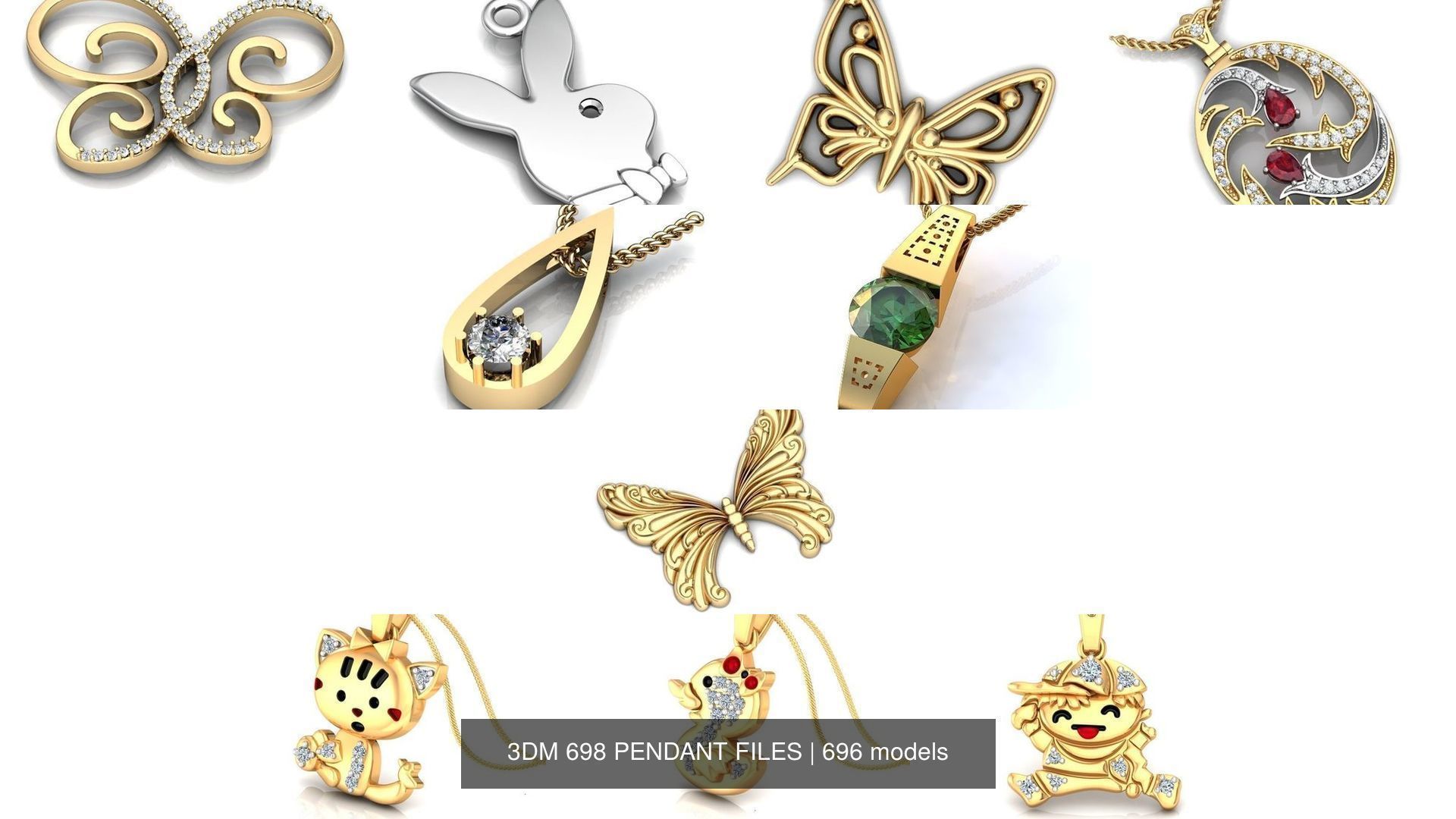 3DM 698 PENDANT FILES 3D Model Collection_273