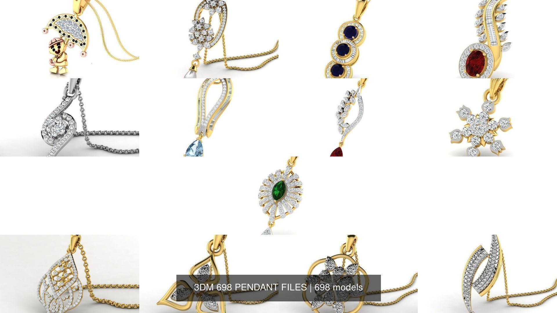 3DM 698 PENDANT FILES 3D Model Collection_44